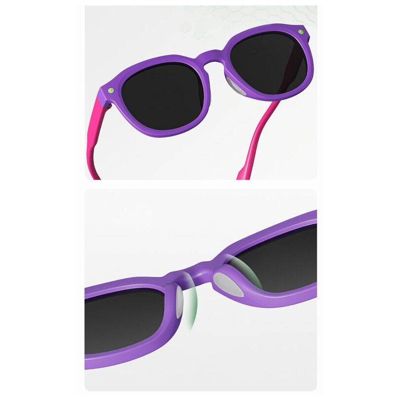 Ochelari de soare pentru copii Techsuit 616, albastru/galben