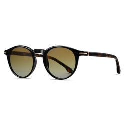 Ochelari cu protectie UV pentru barbati Techsuit 31235, negru/galben