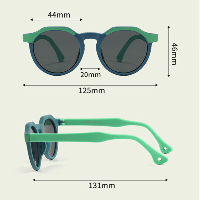 Ochelari de soare pentru copii Techsuit 601, mov/gri