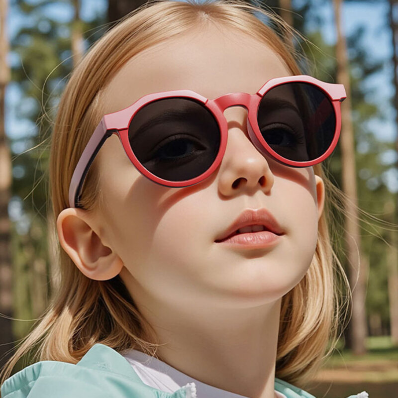 Ochelari de soare pentru copii Techsuit 601, mov/roz