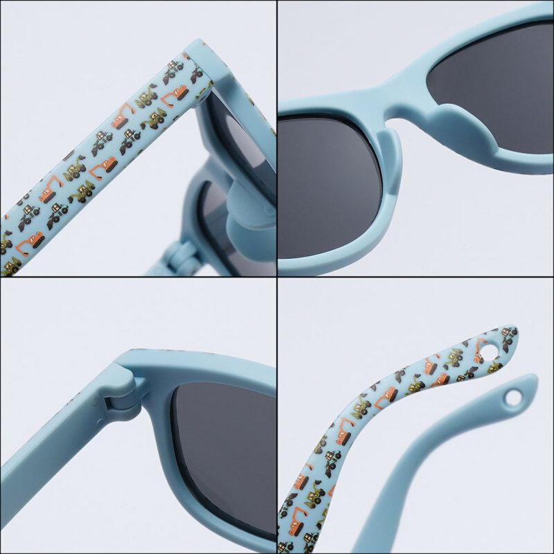 Ochelari de soare pentru copii Techsuit 5218, bleu