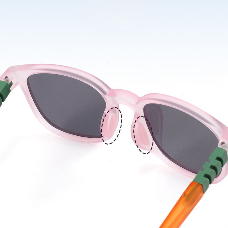 Ochelari de soare pentru copii Techsuit 9694, roz-multicolor