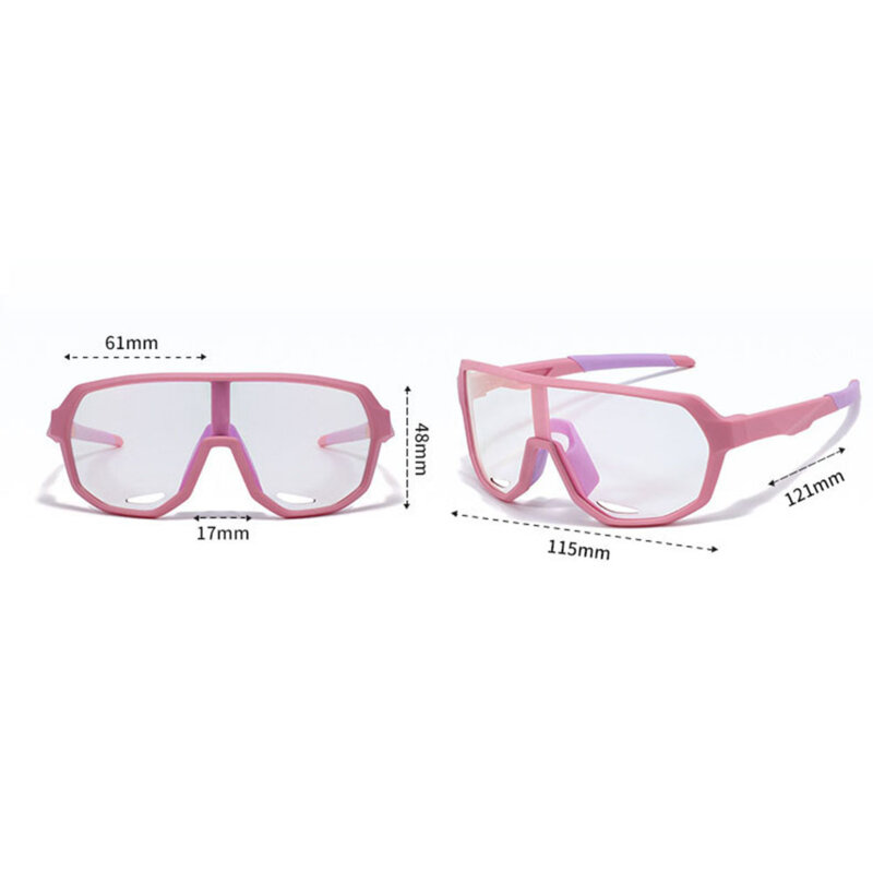 Ochelari sport pentru copii Techsuit 22312, oranj/negru