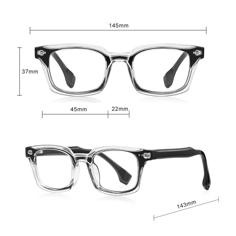 Ochelari de calculator, pentru barbati Techsuit, bleu transparent, LS084