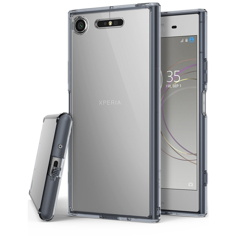 Husa Sony Xperia XZ1 Ringke Fusion - Smoke Black