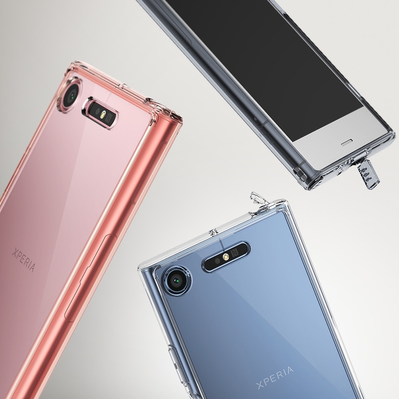 Husa Sony Xperia XZ1 Ringke Fusion - Smoke Black