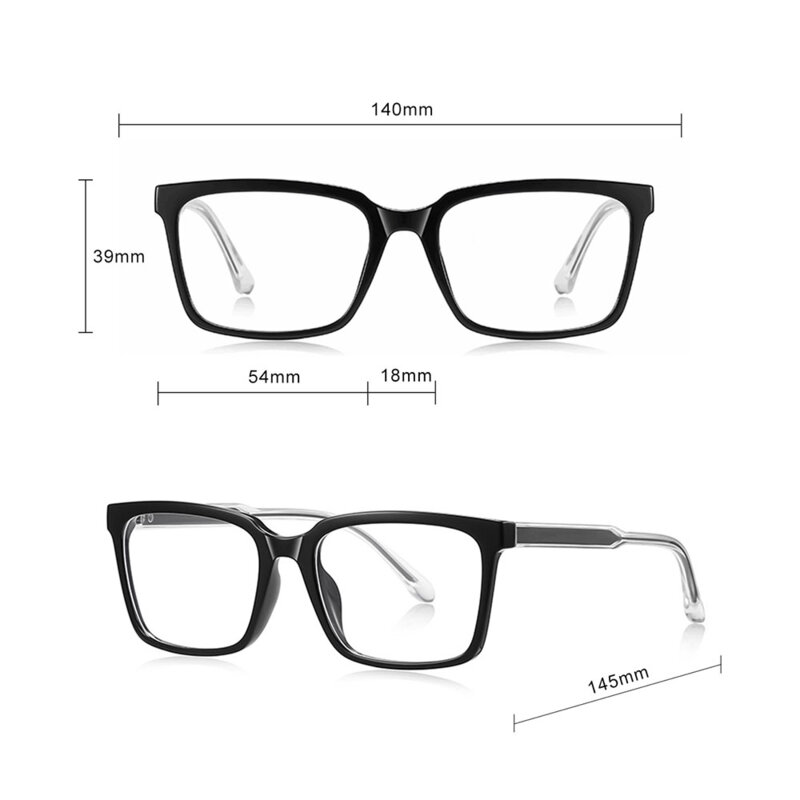 Ochelari de calculator, pentru barbati Techsuit, negru, LS091