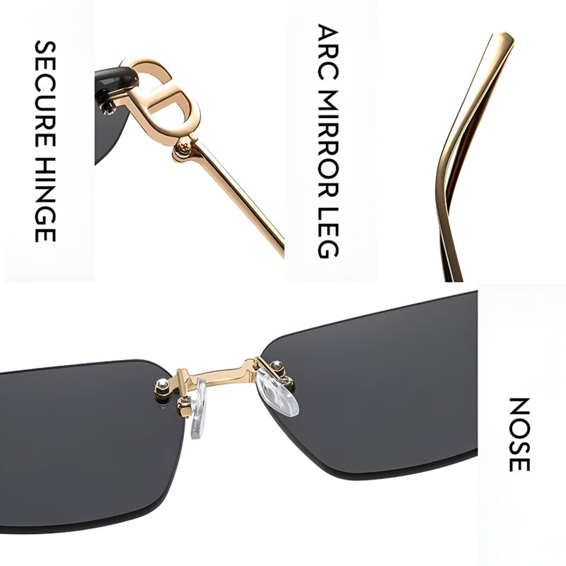 Ochelari de soare premium fara rama Techsuit S098, Moonlight