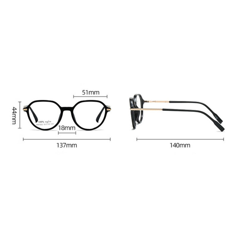 Ochelari pentru calculator browline Techsuit, maro, TM1062