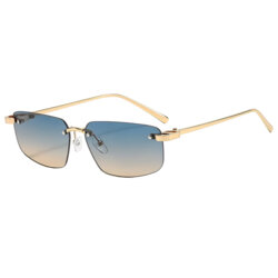 Ochelari de soare premium fara rama, unisex Techsuit S098, Lagoon