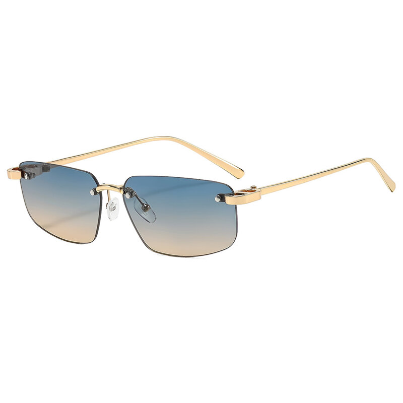 Ochelari de soare premium fara rama, unisex Techsuit S098, Lagoon