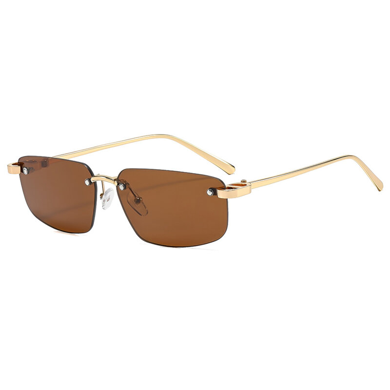 Ochelari de soare premium fara rama Techsuit S098, Toffee