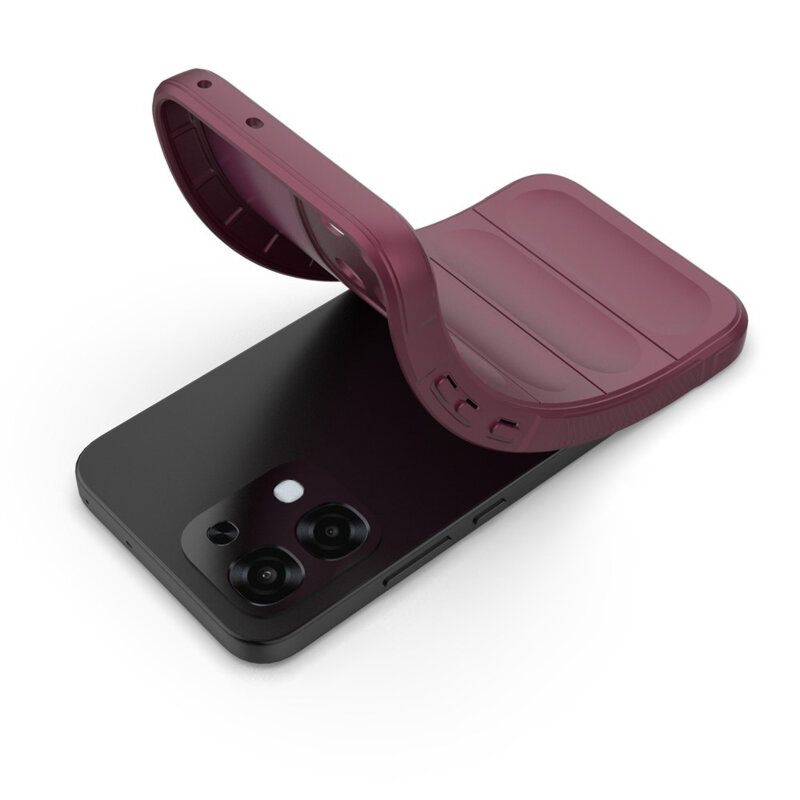 Husa Oppo A6 Pro 4G Techsuit Magic Shield, bordo