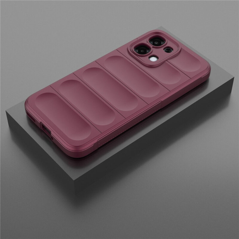 Husa Oppo A6 Pro 5G Techsuit Magic Shield, bordo