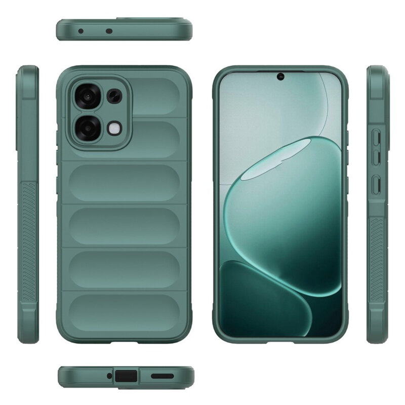 Husa Oppo A6 Pro 4G Techsuit Magic Shield, verde