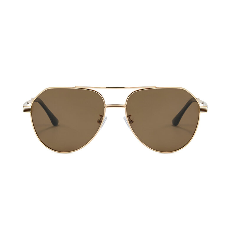Ochelari premium polarizati aviator, unisex Techsuit 8622, auriu