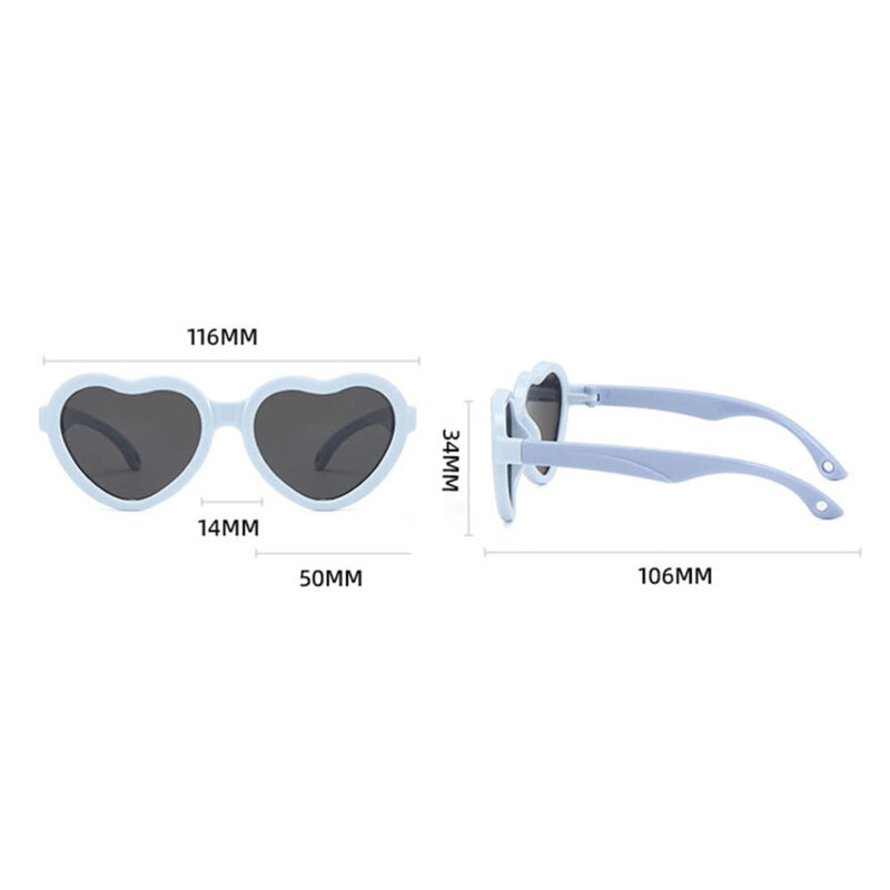 Ochelari de soare pentru copii Techsuit 23070, negru/rosu