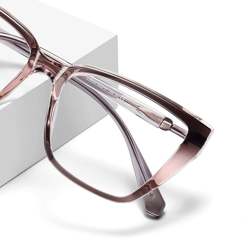 Ochelari oversized de dama cu filtru PC Techsuit, roz, LS250