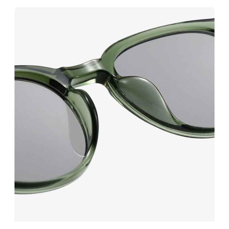 Ochelari de soare rotunzi, unisex Techsuit 99046, gri