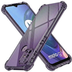 Husa Motorola Moto G10 Techsuit Shockproof Clear Silicone, fumuriu