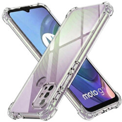 Husa Motorola Moto G10 Techsuit Shockproof Clear Silicone, transparenta