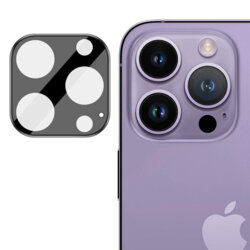 Folie camera iPhone 14 Pro Techsuit Full Glass, negru