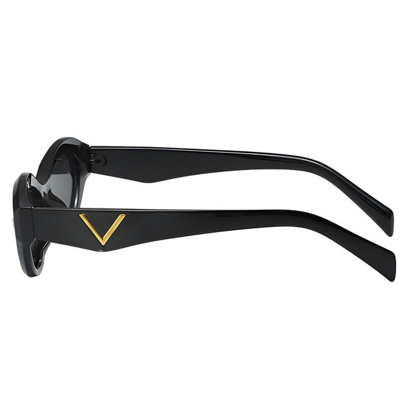 Ochelari de dama ovali, rama micro Techsuit 77115, negru