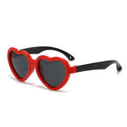 Ochelari de soare pentru copii Techsuit 23070, negru/rosu
