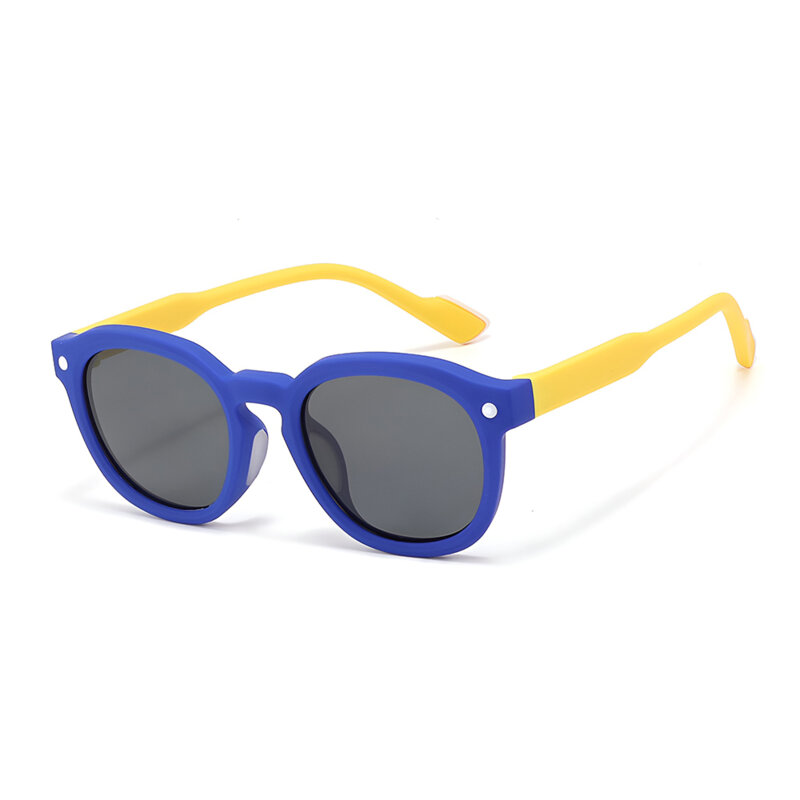 Ochelari de soare pentru copii Techsuit 616, albastru/galben