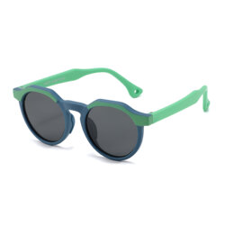Ochelari de soare pentru copii Techsuit 601, verde/albastru