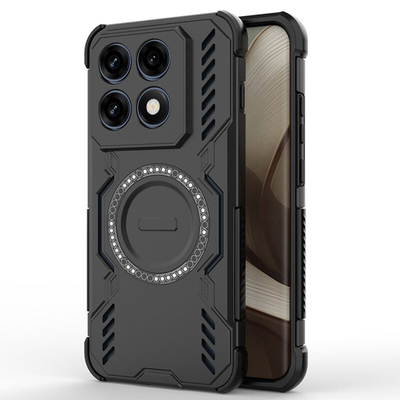 Husa Motorola Edge 70 Pro Techsuit ArmorMag Case, negru