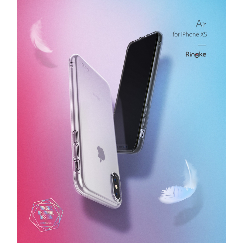 Husa iPhone XS Ringke Air - Pink