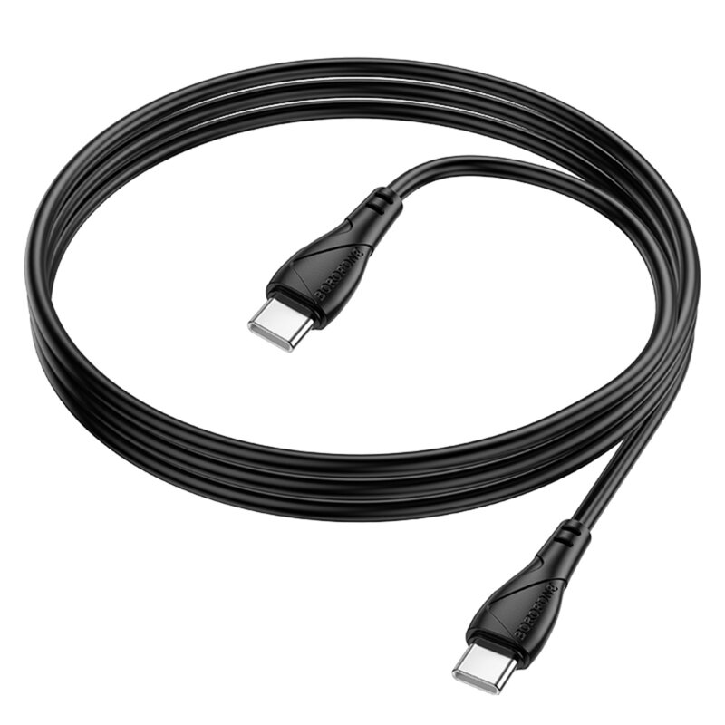 Cablu de incarcare Type-C 60W Borofone Energy, negru, BX121
