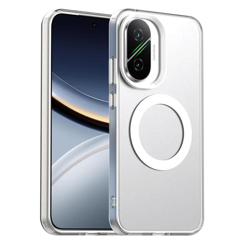 Husa Xiaomi Poco F7 Techsuit CandyCase MagSafe, alb
