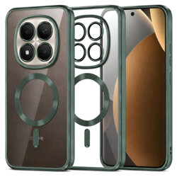 Husa premium Xiaomi Redmi Note 15 Pro+ 5G Techsuit Luxury Crystal MagSafe, verde inchis