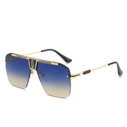 Ochelari supradimensionati barbati Techsuit, tea / bleu, 2576