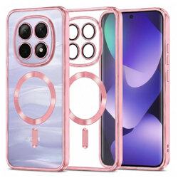 Husa premium Xiaomi Redmi Note 15 4G Techsuit Luxury Crystal MagSafe, roz