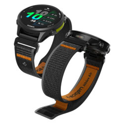 Curea Garmin Fenix 8 47mm Spigen Athlex Air, negru