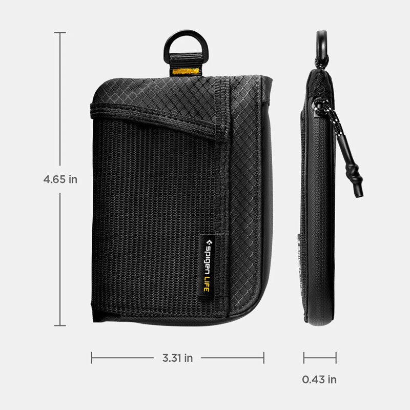 Portofel pentru carduri RFID Protection Spigen LF300, negru