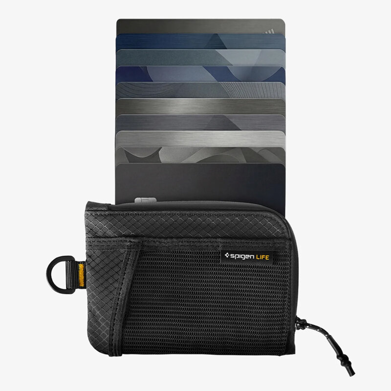 Portofel pentru carduri RFID Protection Spigen LF300, negru