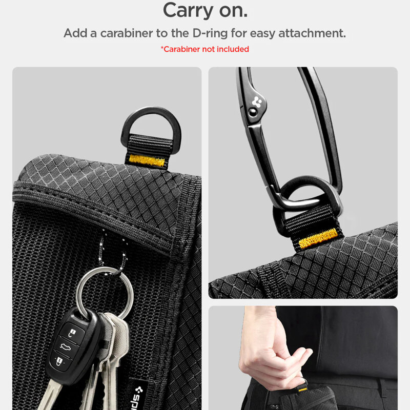 Portofel pentru carduri RFID Protection Spigen LF300, negru