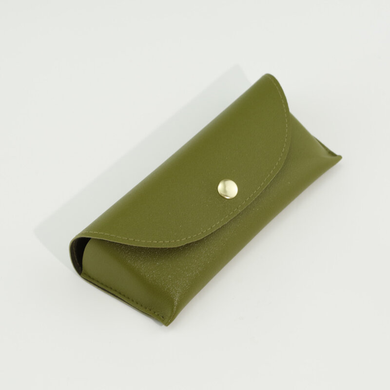 Etui pentru ochelari de vedere din piele Techsuit ETI4, verde