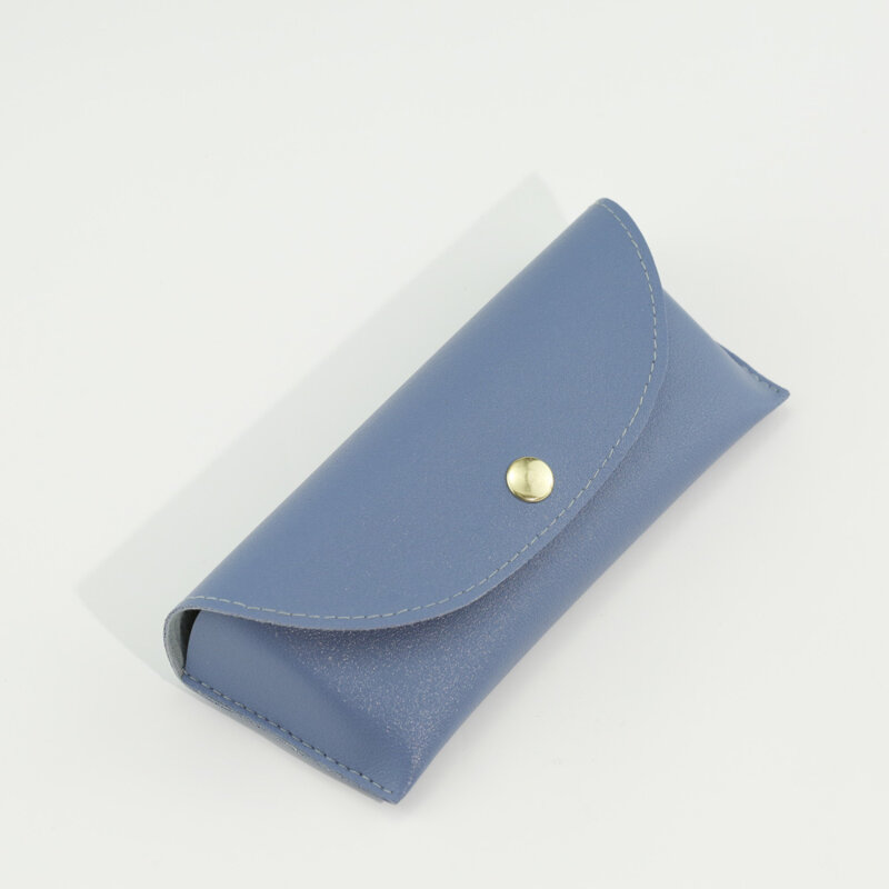 Etui pentru ochelari de vedere din piele Techsuit ETI4, bleu