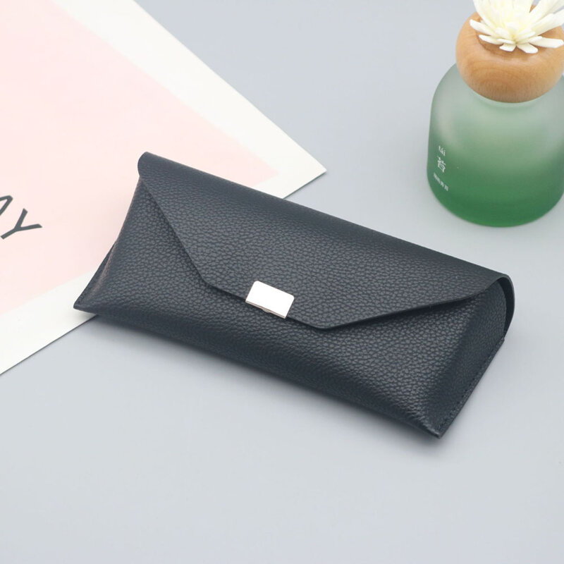 Etui pentru ochelari de vedere din piele Techsuit ETJ3, negru