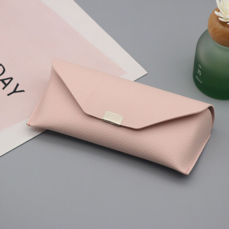 Etui pentru ochelari de vedere din piele Techsuit ETJ3, roz
