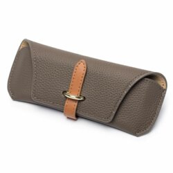 Etui pentru ochelari de vedere din piele Techsuit ETL3, maro