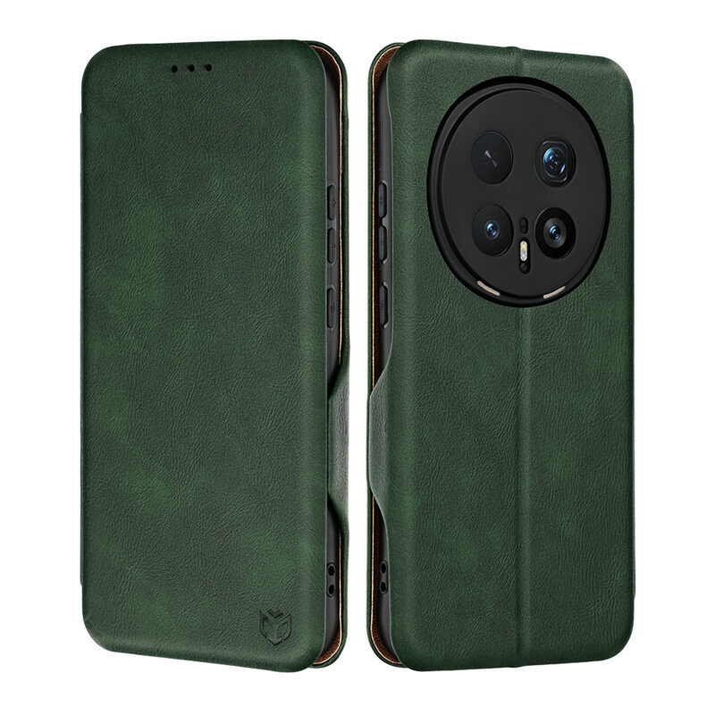 Husa 360° Honor Magic8 Pro Techsuit Safe Wallet Plus, verde