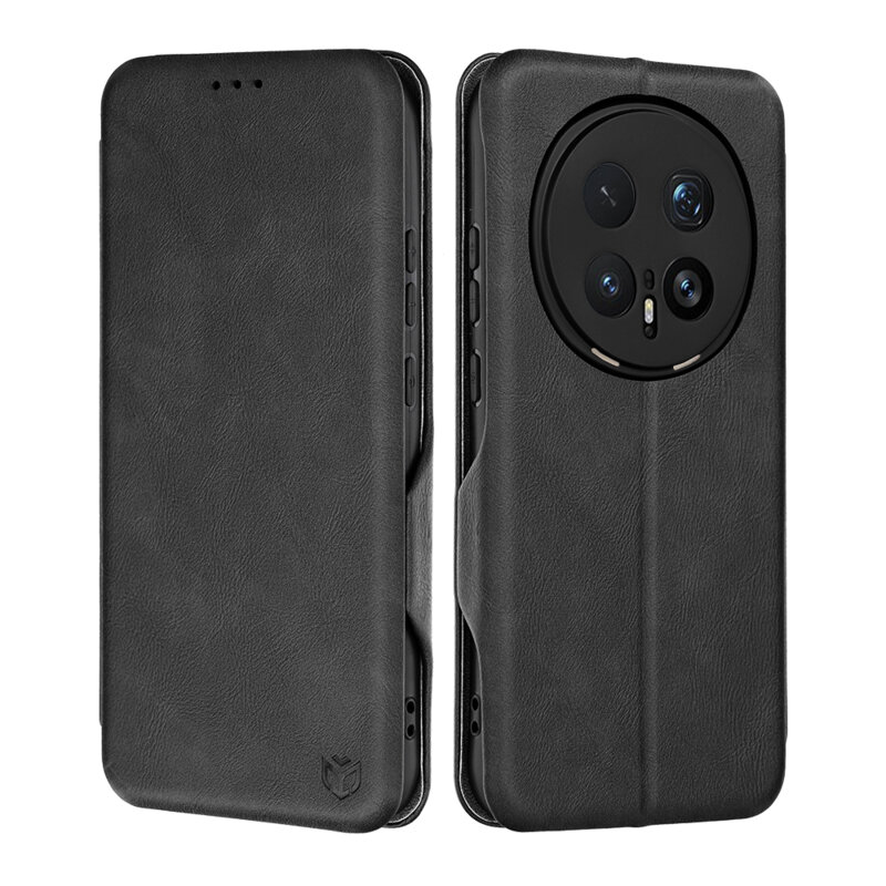 Husa 360° Honor Magic8 Pro Techsuit Safe Wallet Plus, negru