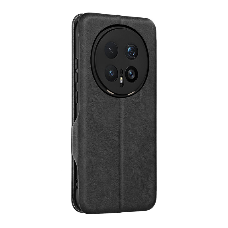 Husa 360° Honor Magic8 Pro Techsuit Safe Wallet Plus, negru