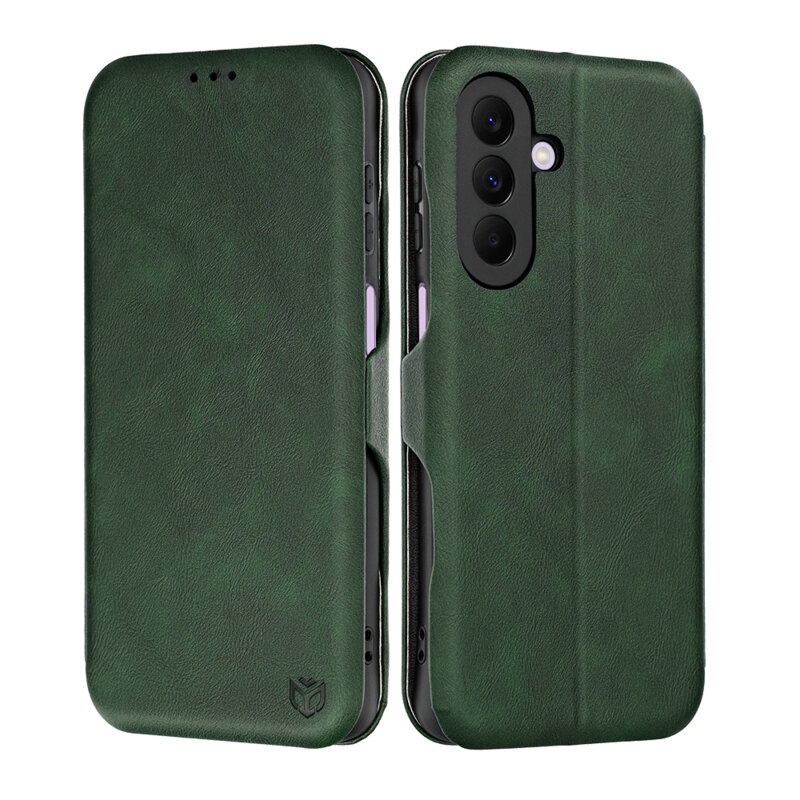 Husa 360° Samsung Galaxy A27 5G Techsuit Safe Wallet Plus, verde
